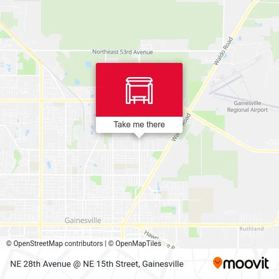 Mapa de NE 28th Avenue @ NE 15th Street