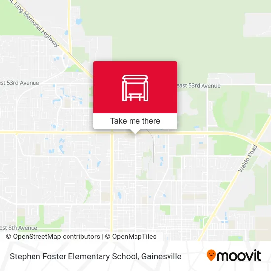 Stephen Foster Elementary School map