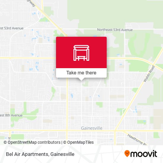 Bel Air Apartments map