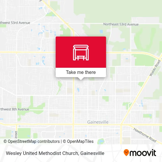 Wesley United Methodist Church map
