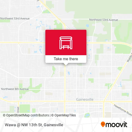 Mapa de Wawa @ NW 13th St