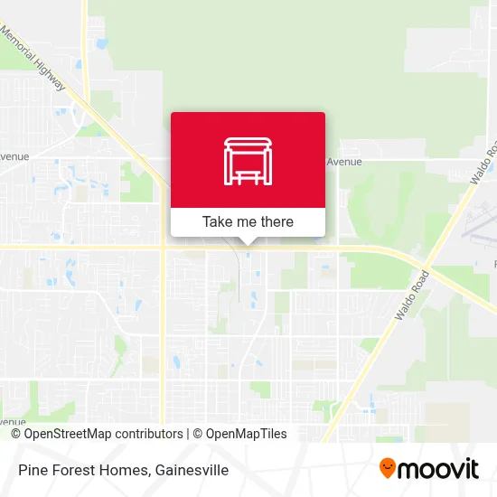 Pine Forest Homes map