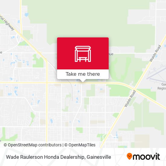 Wade Raulerson Honda Dealership map