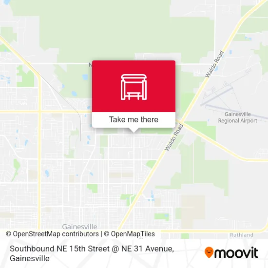 Mapa de Southbound NE 15th Street @ NE 31 Avenue