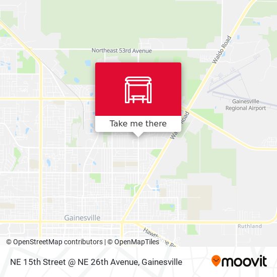 NE 15th Street @ NE 26th Avenue map