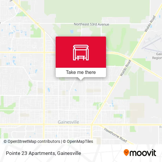 Mapa de Pointe 23 Apartments