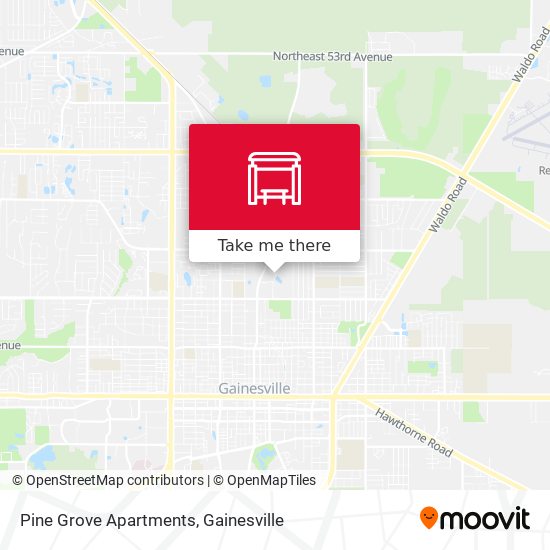Pine Grove Apartments map