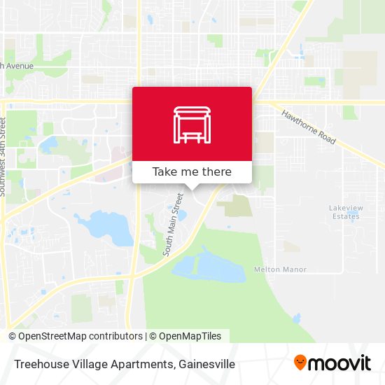 Mapa de Treehouse Village Apartments