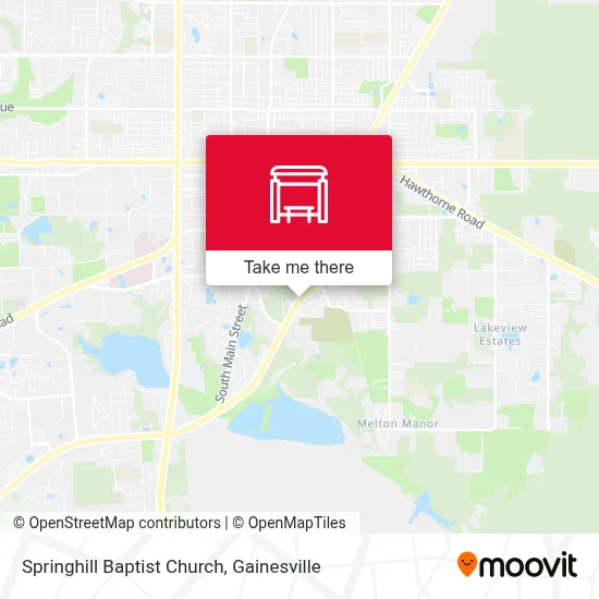 Springhill Baptist Church map