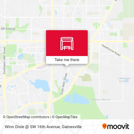 Mapa de Winn Dixie @ SW 16th Avenue