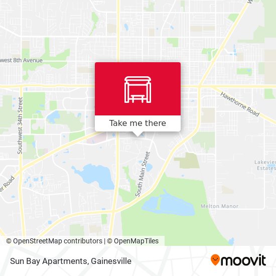 Mapa de Sun Bay Apartments