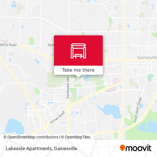 Lakeside Apartments map