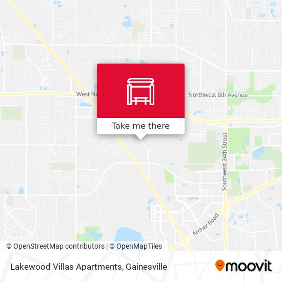 Lakewood Villas Apartments map