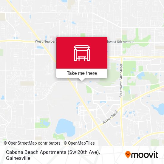 Cabana Beach Apartments (Sw 20th Ave) map