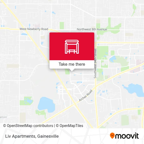 Liv Apartments map