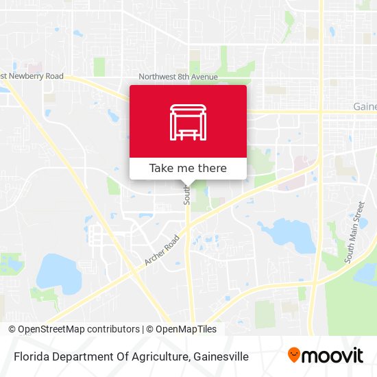 Florida Department Of Agriculture map
