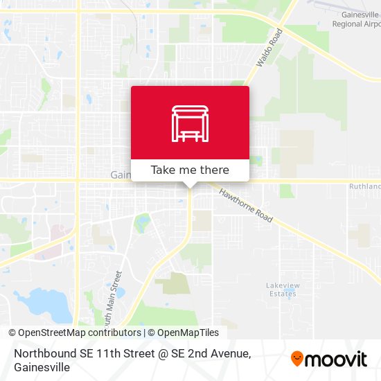 Northbound SE 11th Street @ SE 2nd Avenue map