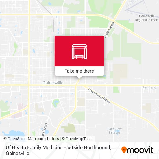 Uf Health Family Medicine Eastside Northbound map
