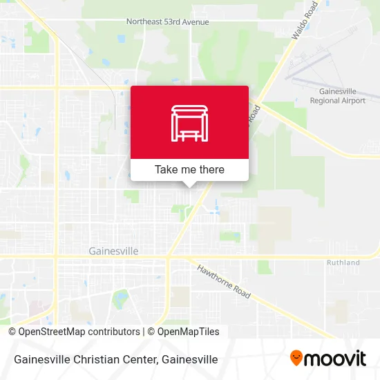 Gainesville Christian Center map