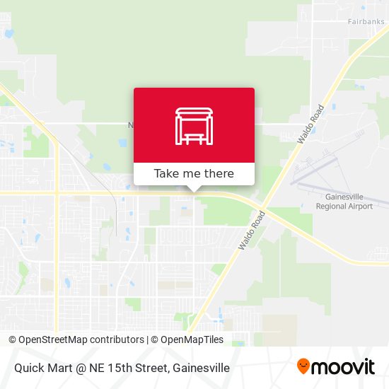 Mapa de Quick Mart @ NE 15th Street