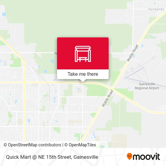 Mapa de Quick Mart @ NE 15th Street