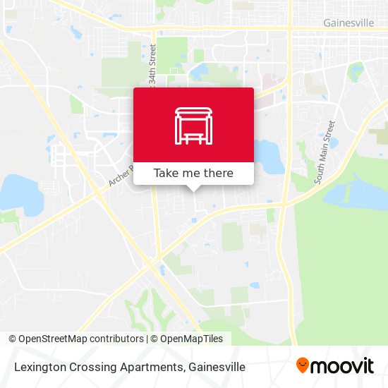 Lexington Crossing Apartments map