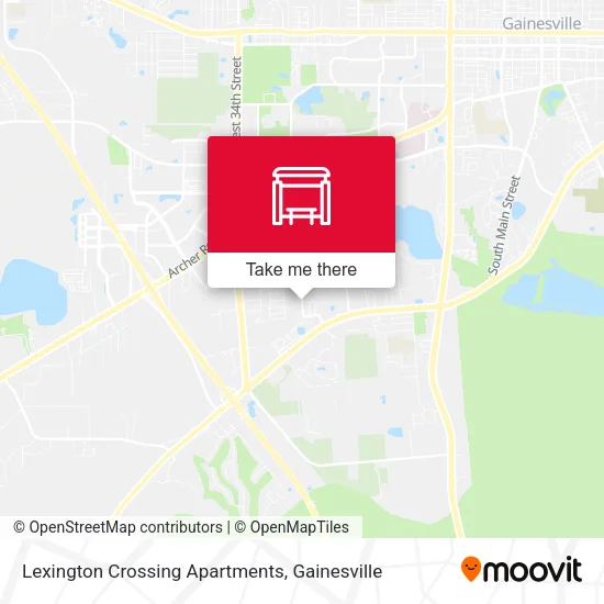 Lexington Crossing Apartments map