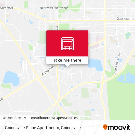 Gainesville Place Apartments map