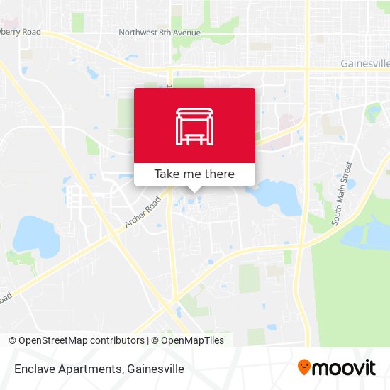 Mapa de Enclave Apartments
