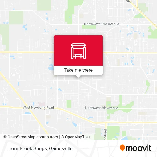 Thorn Brook Shops map
