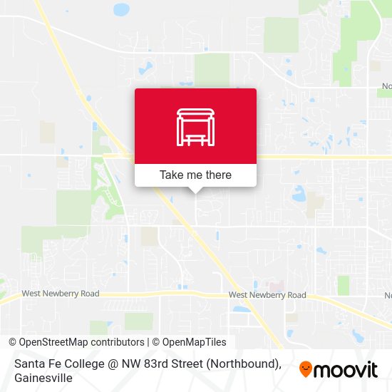 Santa Fe College @ NW 83rd Street (Northbound) map