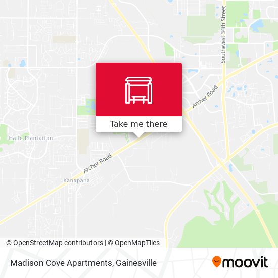 Madison Cove Apartments map
