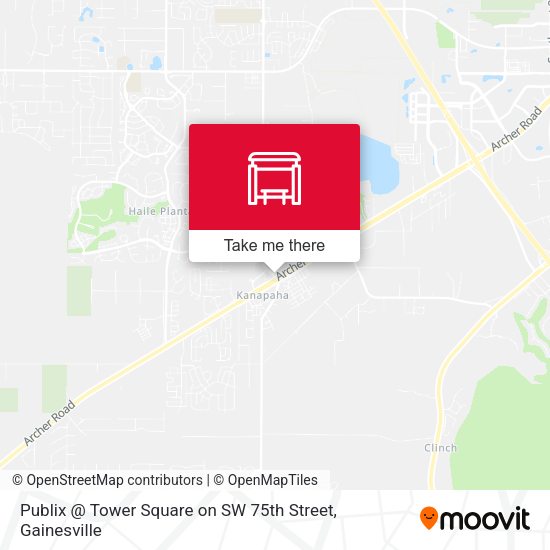 Publix @ Tower Square on SW 75th Street map