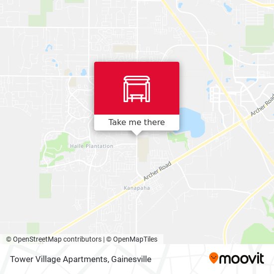 Mapa de Tower Village Apartments