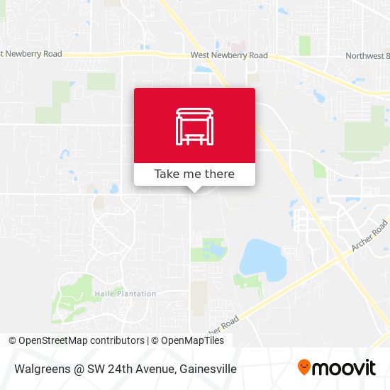 Walgreens @ SW 24th Avenue map