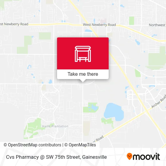 Mapa de Cvs Pharmacy @ SW 75th Street