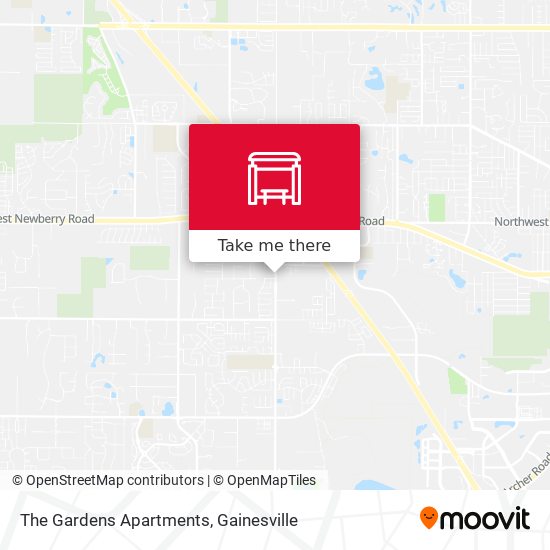 The Gardens Apartments map