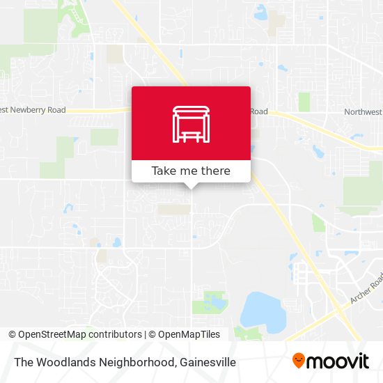 Mapa de The Woodlands Neighborhood