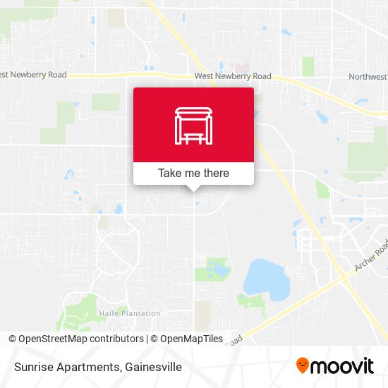 Mapa de Sunrise Apartments