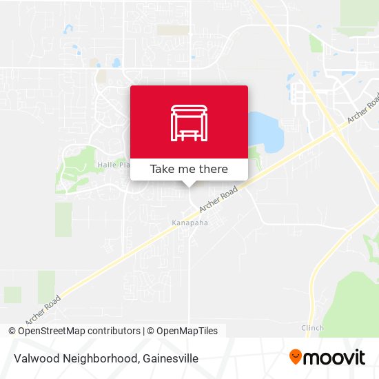 Valwood Neighborhood map