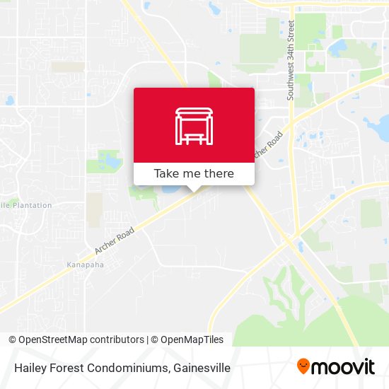 Hailey Forest Condominiums map