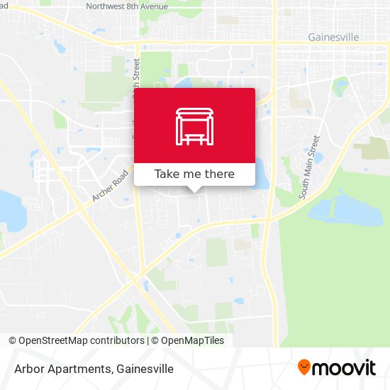 Mapa de Arbor Apartments