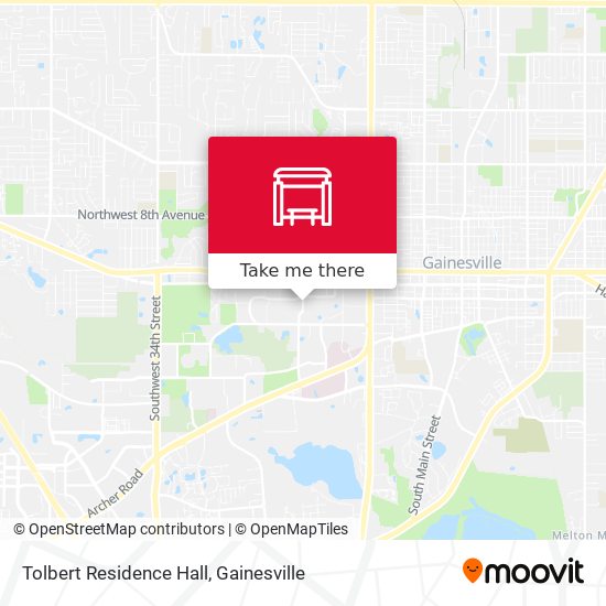 Tolbert Residence Hall map