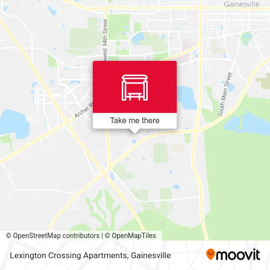 Mapa de Lexington Crossing Apartments