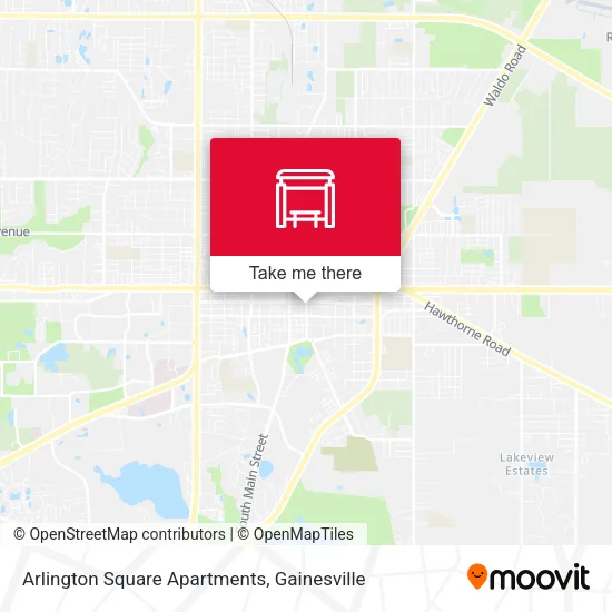Mapa de Arlington Square Apartments