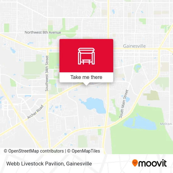 Mapa de Webb Livestock Pavilion
