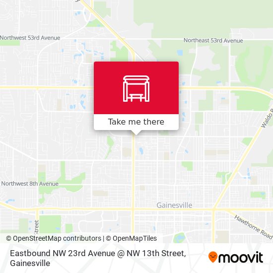 Mapa de Eastbound NW 23rd Avenue @ NW 13th Street