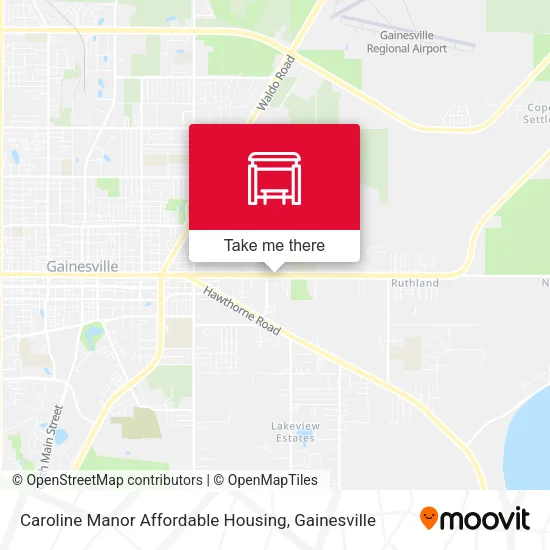 Mapa de Caroline Manor Affordable Housing