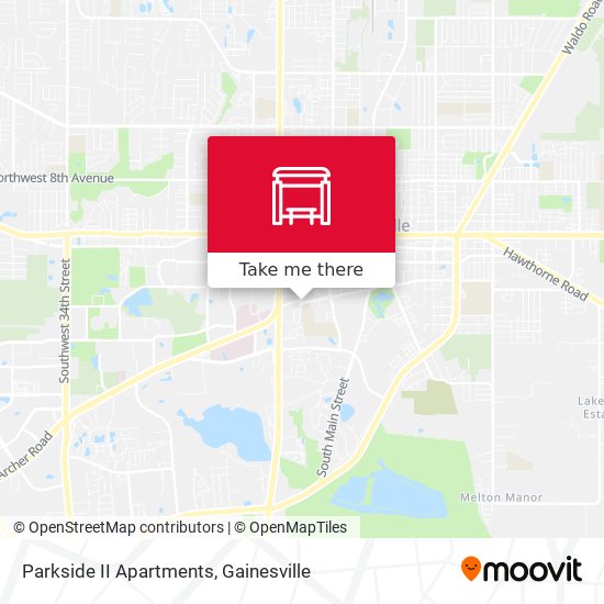 Parkside II Apartments map