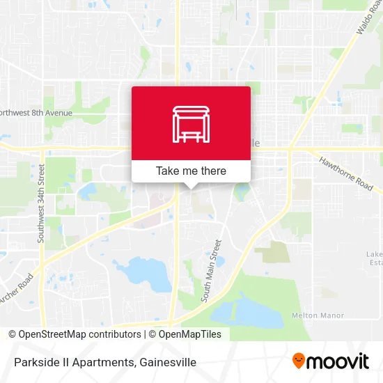Parkside II Apartments map